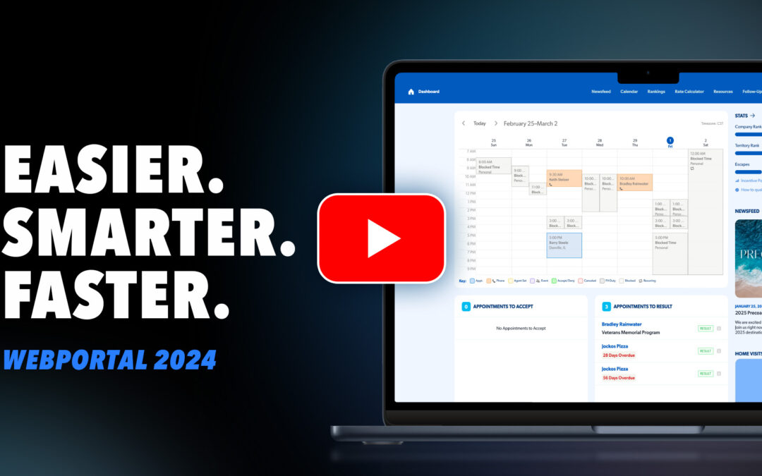 Easier. Smarter. Faster. Webportal.