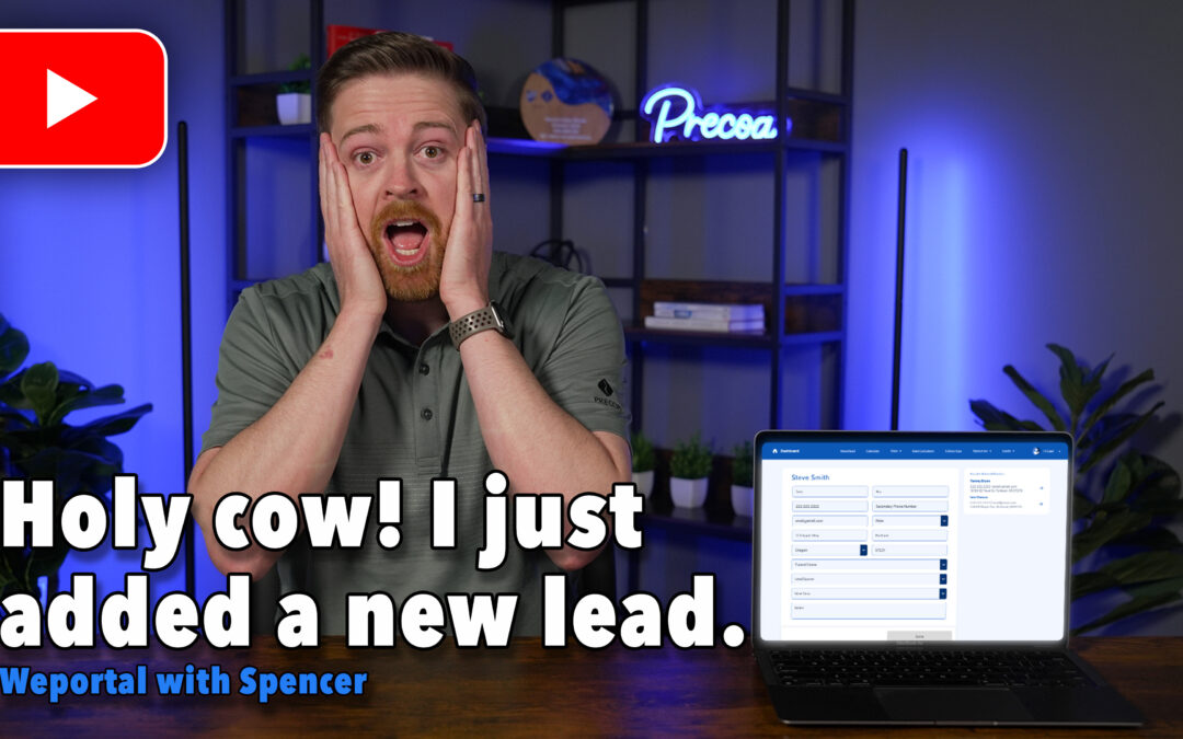 Add New Lead: Webportal QuickStart Guide